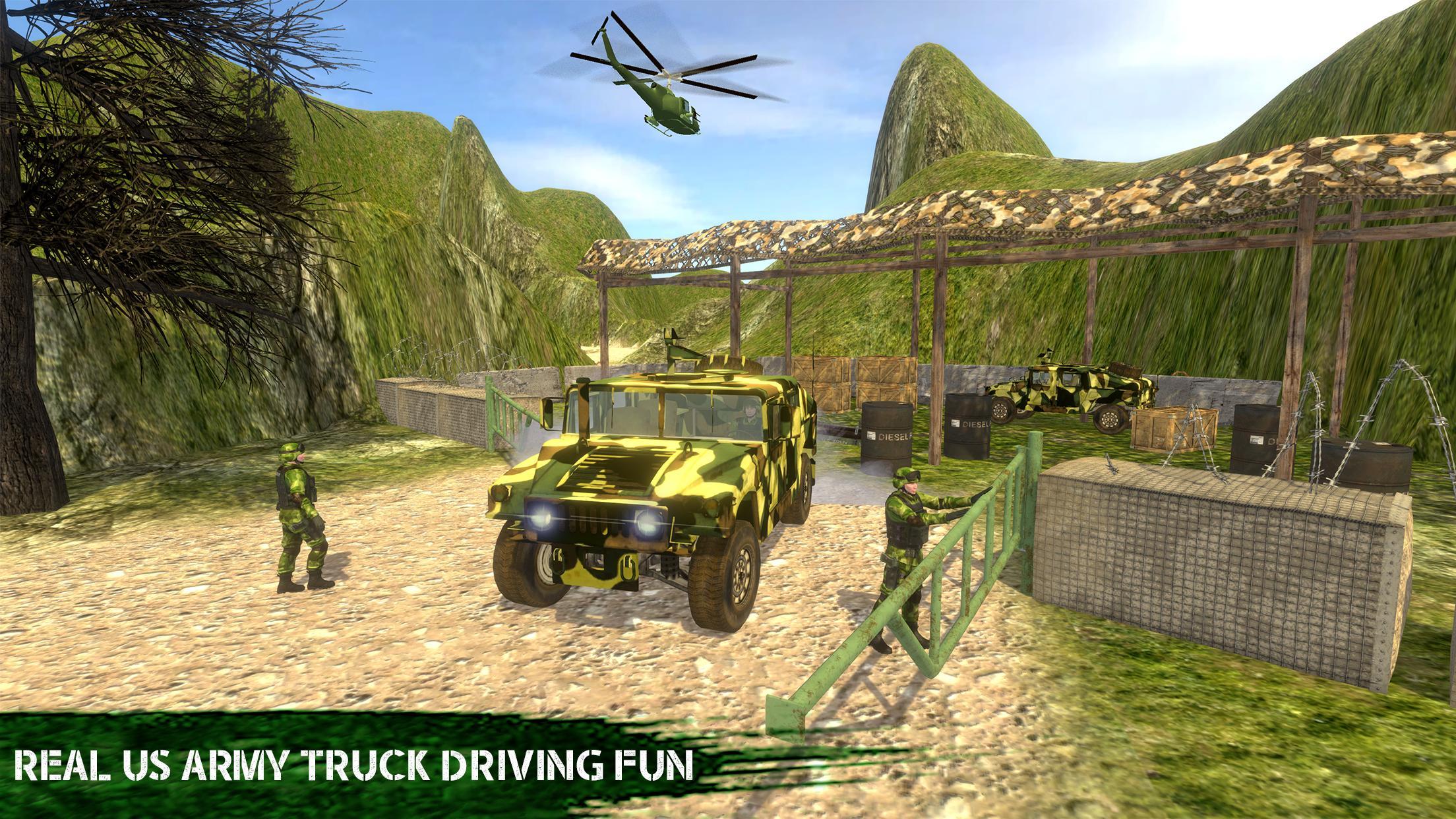Army Truck Driving Simulator: Army off road Driver