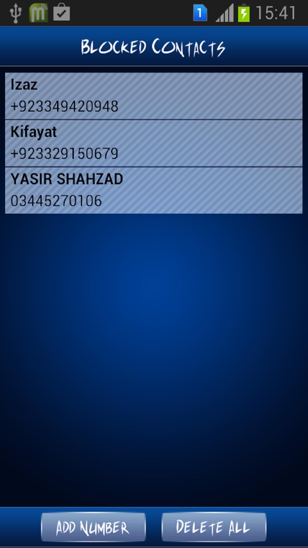 Call and Message Blocker