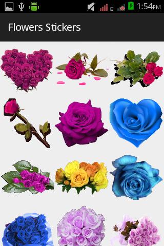 Lovely Flower Stickers