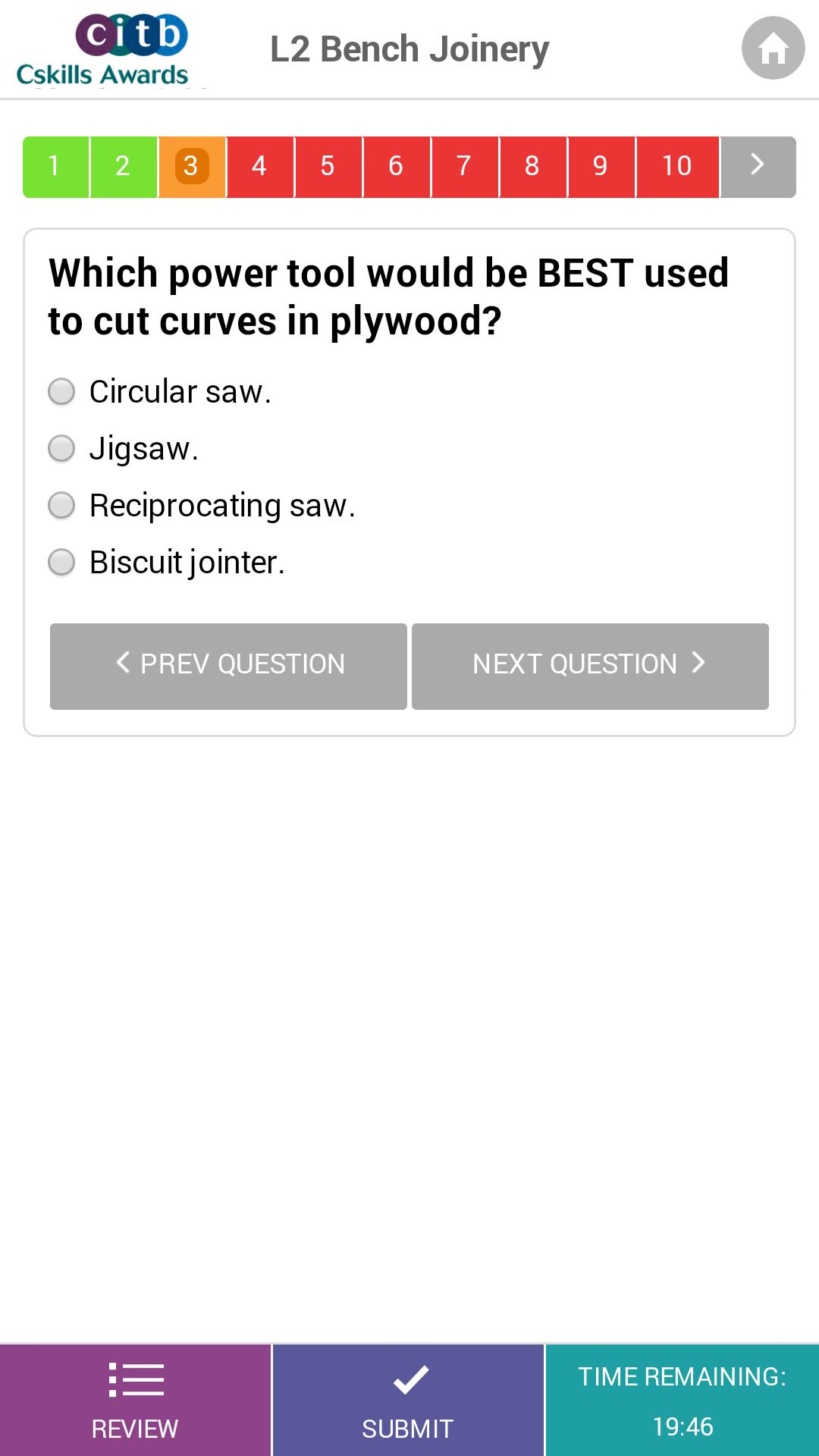 Cskills Awards Practice Test