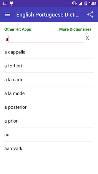 English Portuguese Dictionary