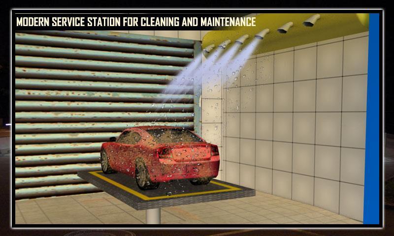 Service Station Car Wash 3D