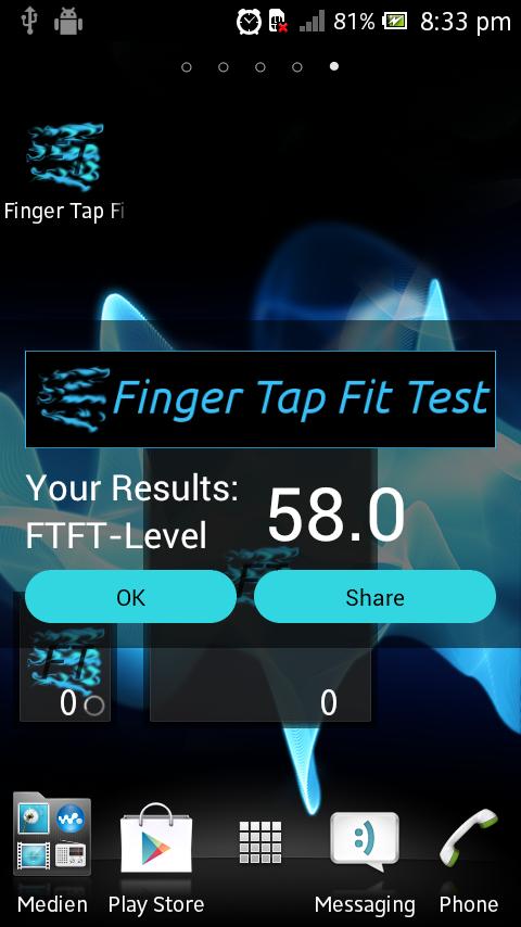 The Finger Tap Fit Test - App