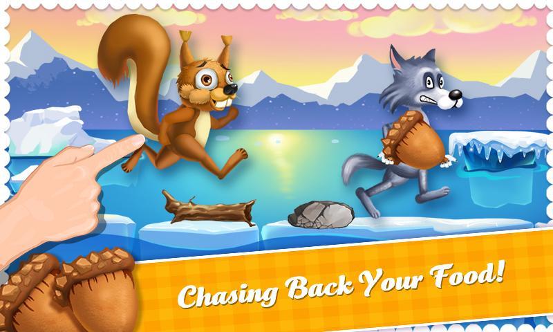 Squirrel Run Ice Age Food Dash