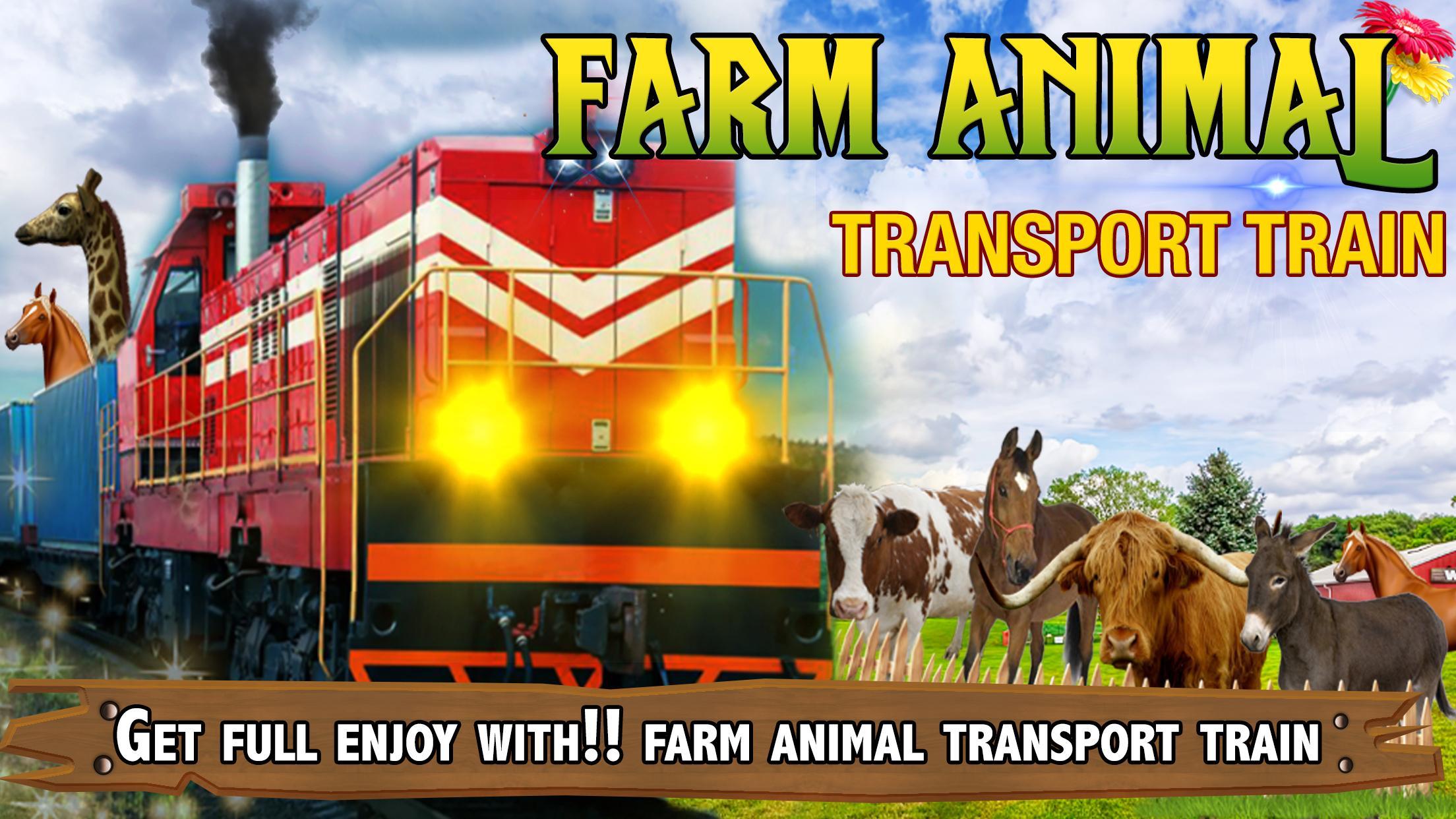 Farm Animals Transport Train