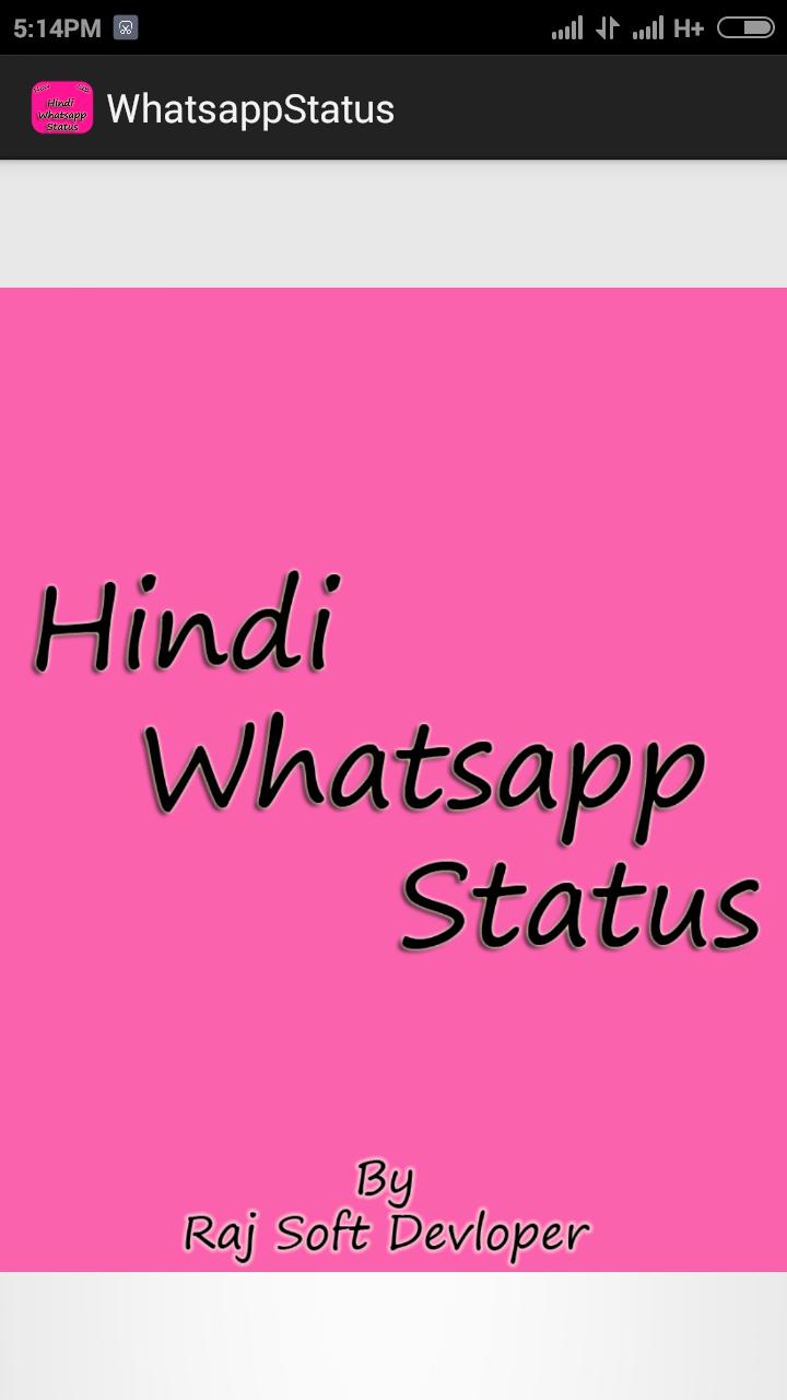 Hindi Whatsapp Status