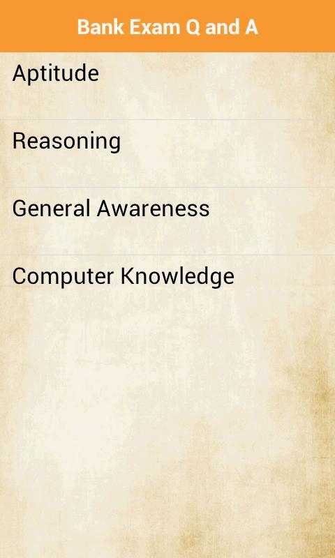 Bank Exam Q & A