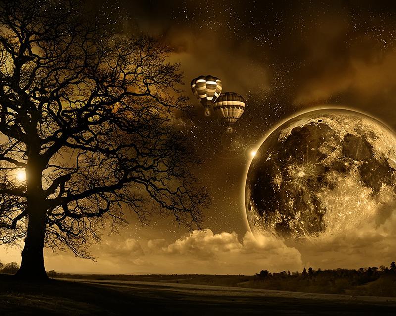 Romantic Moon Live Wallpaper