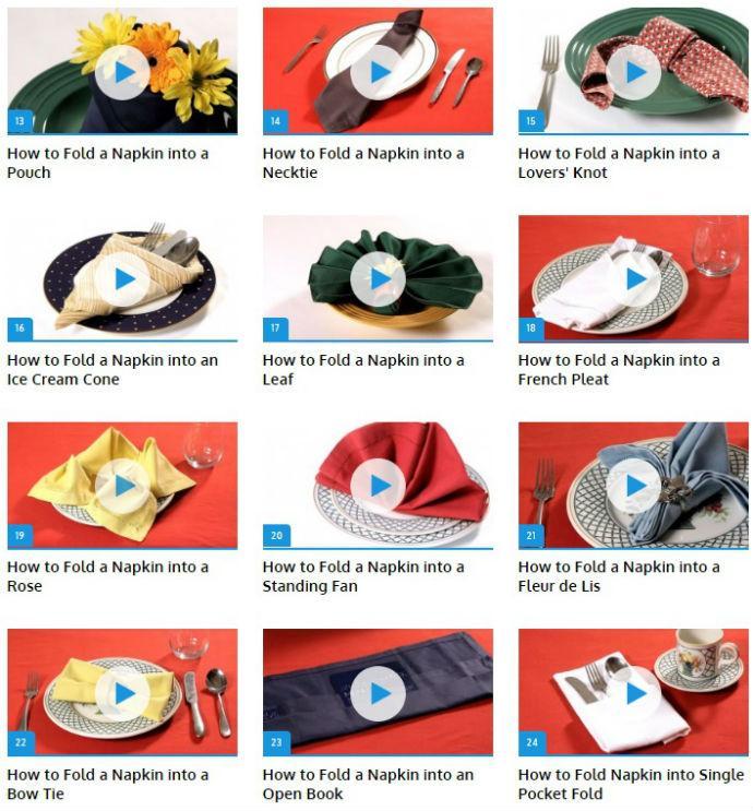 Fold Napkins (Guide)