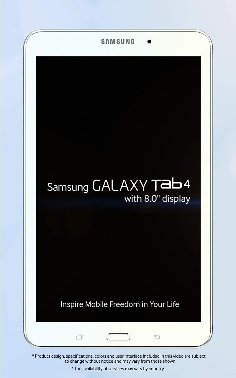 Galaxy Tab4 8.0 Retailmode