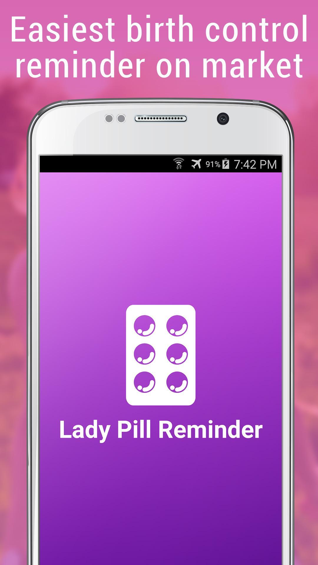 Lady & Birth Pill Reminder