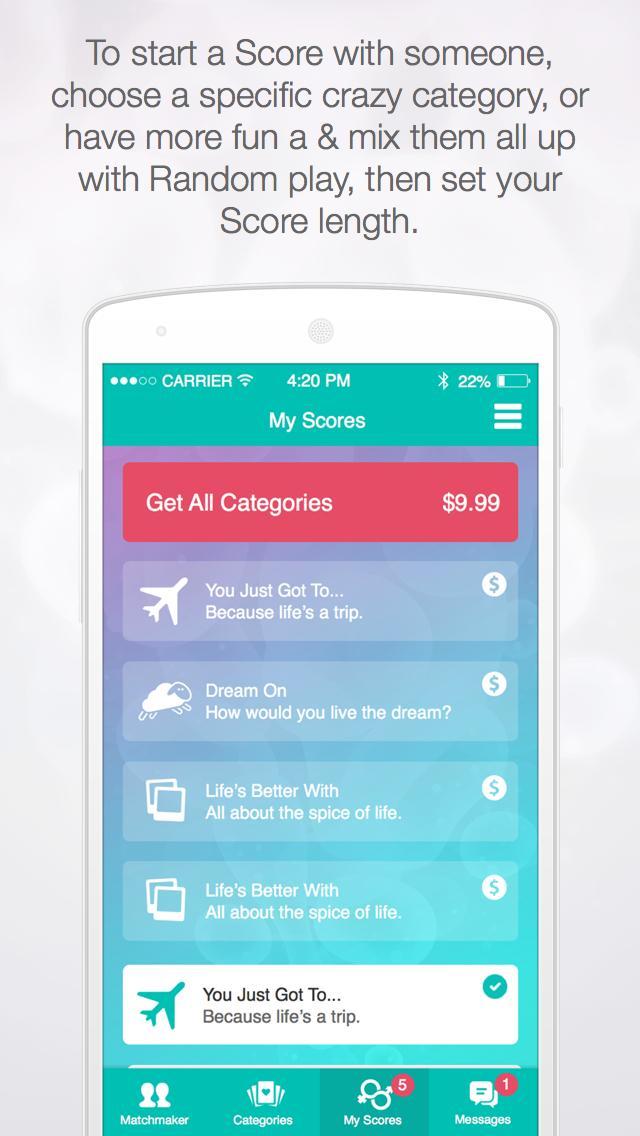 SCORE The Ultimate Matchmaker