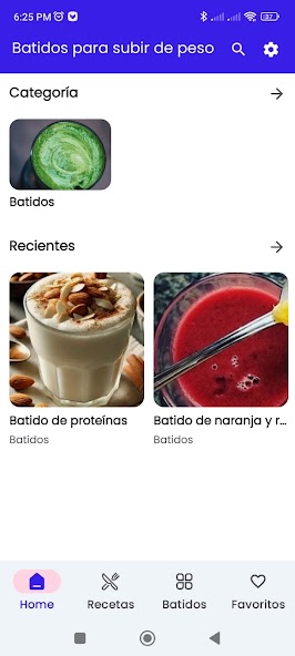 Batidos para aumentar de peso