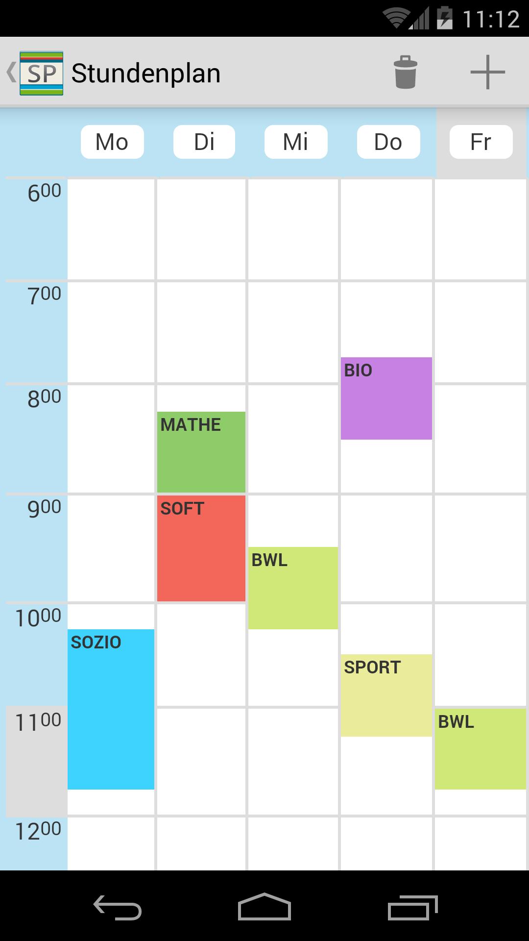 UniSP - Semesterplaner