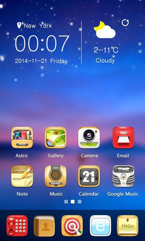 Cosy GO Launcher Theme