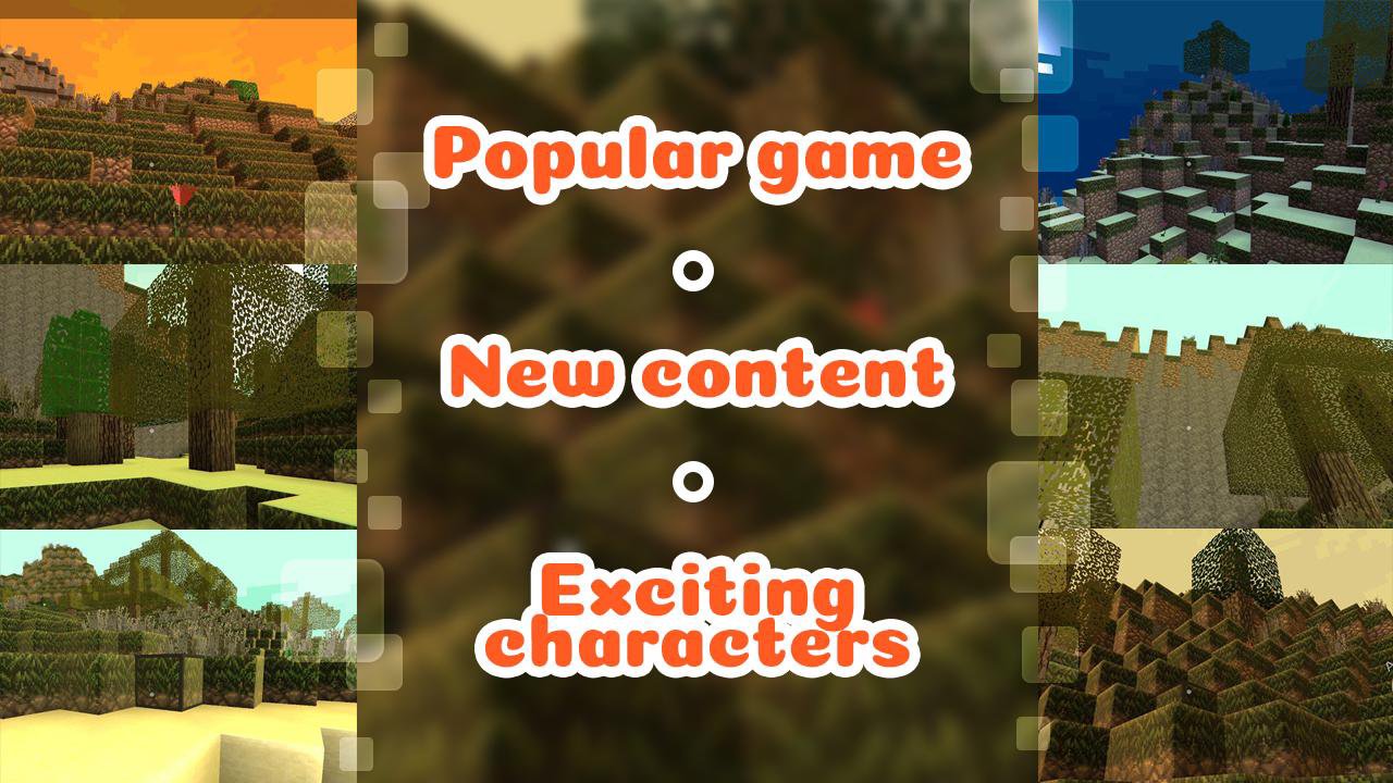 Lucky in craft: Building adventure block