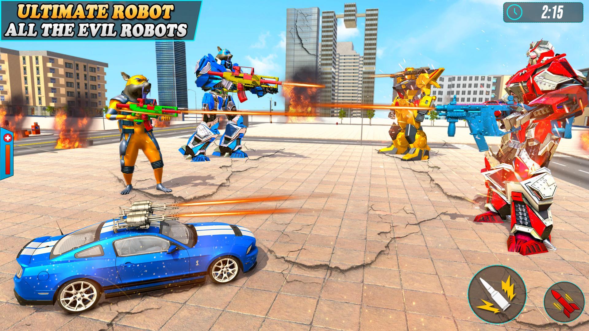 Rat Robot Car Game - Robot Transforming Games