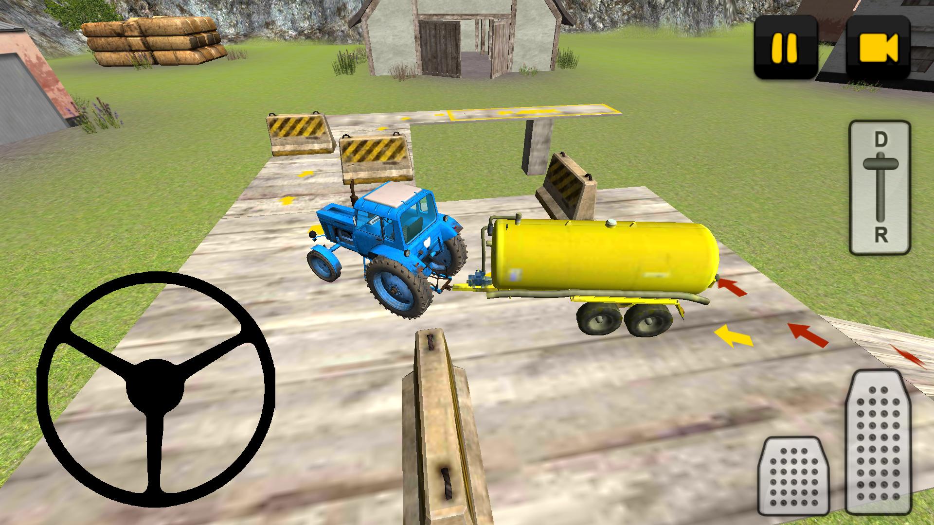 Toy Tractor Driving 3D
