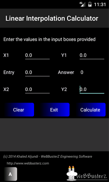 Interpolation Calculator Lite