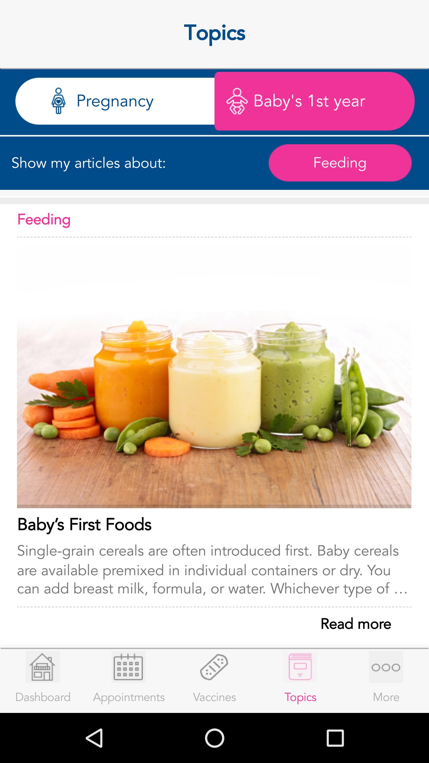 Text4baby: Pregnant & New Moms