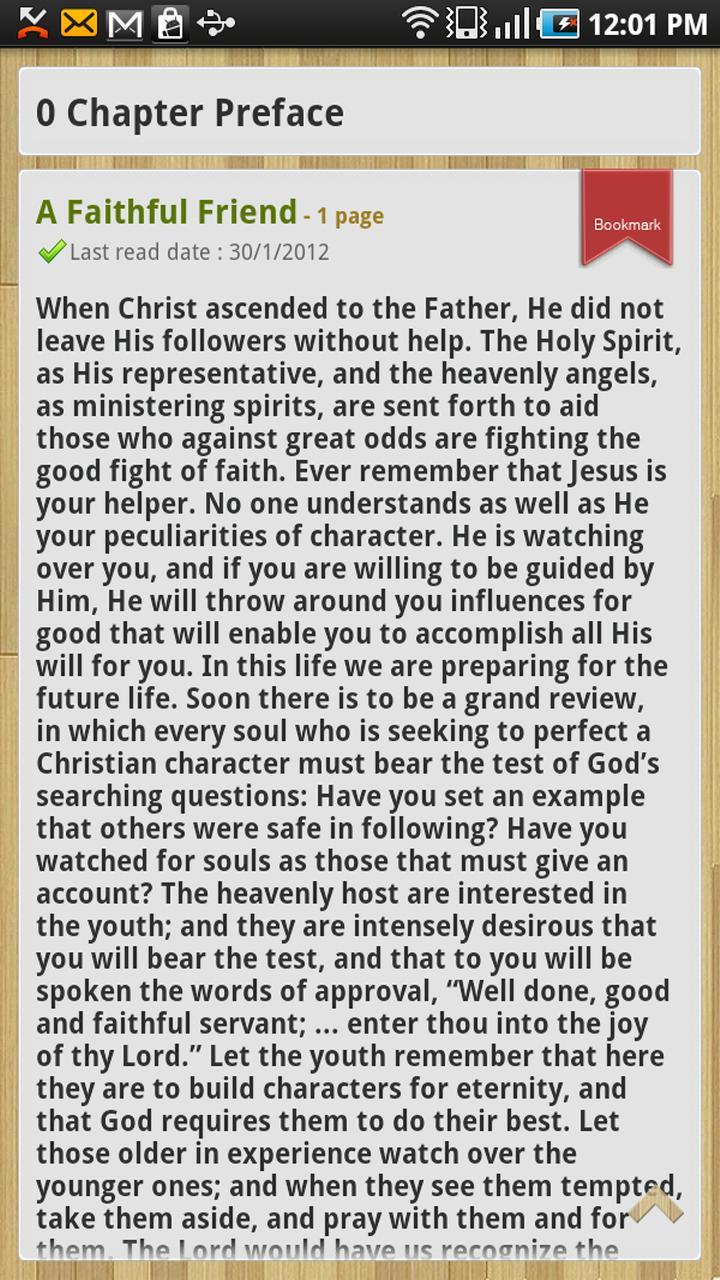 Messages To Young People