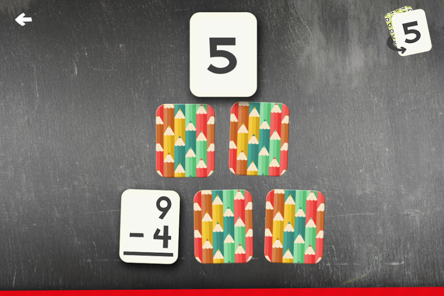 Subtraction Flash Cards Math