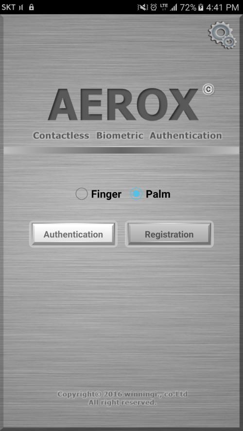 Touchless  Palmprint,Fingerprint Biometrics Demo