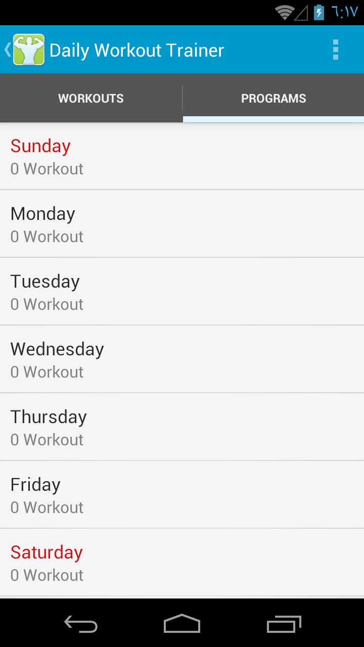 Gym & Workout plans for men