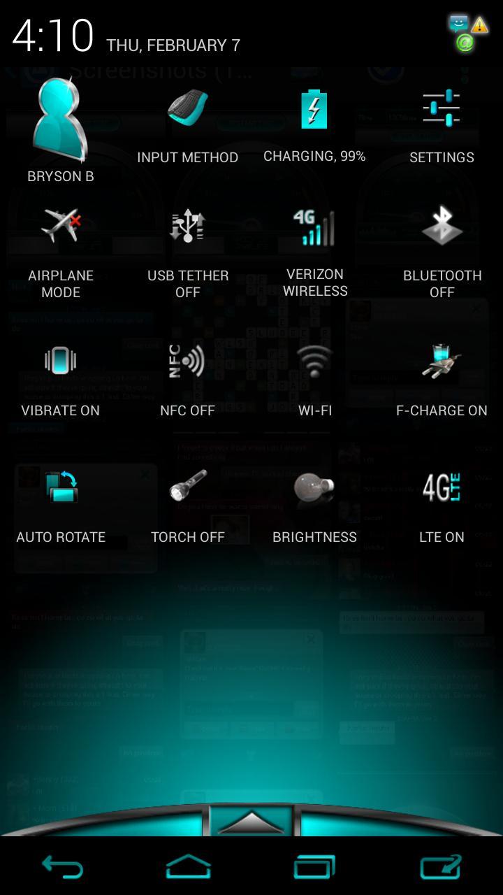 CM9 CM10 CM11 AOKP Cyan Cobalt