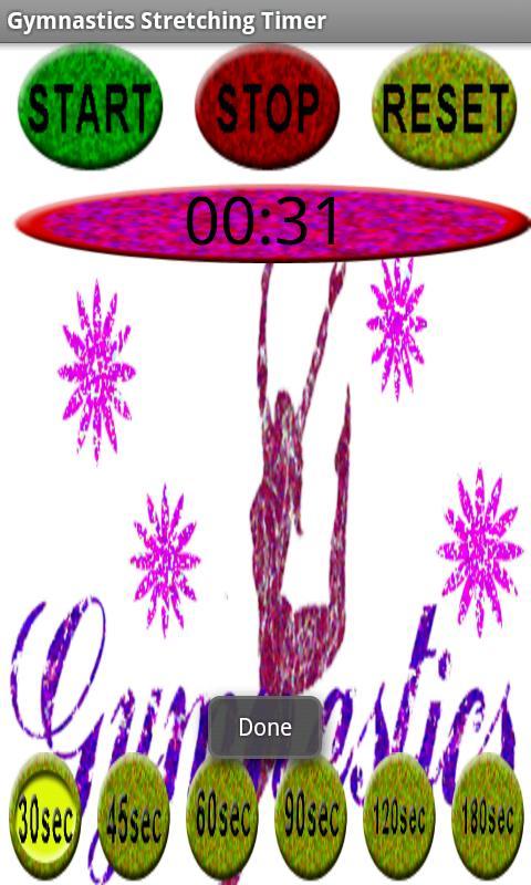 Gymnastics Stretching Timer
