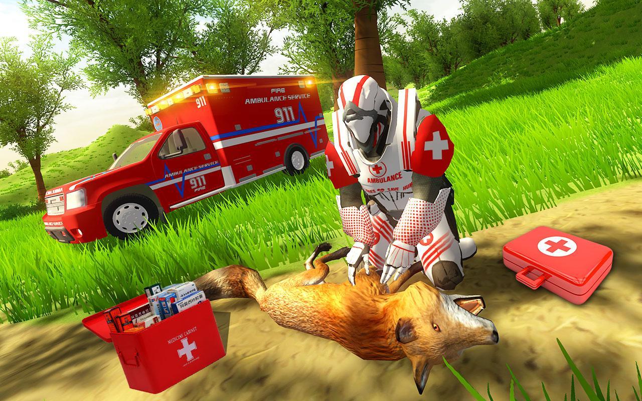 Doctor Robot Wild Animals Rescue Simulator
