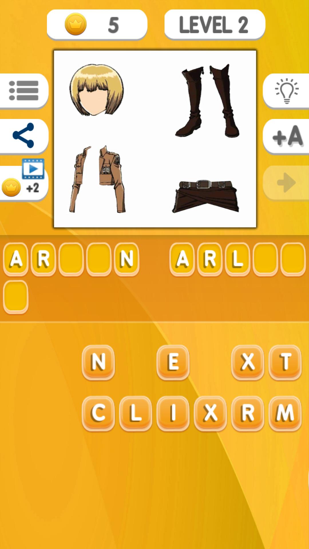 Pics Quiz for Attack on Titan