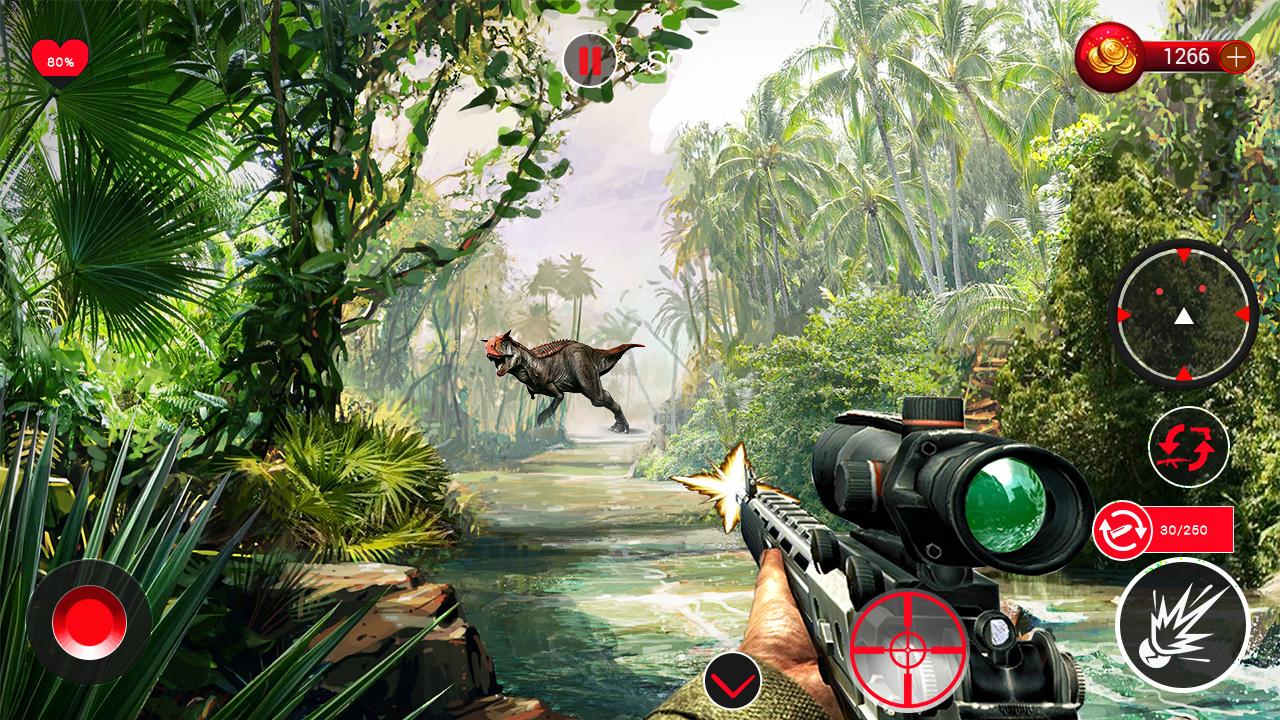 Dinosaurs Hunter Challenge jungle Safari Adventure