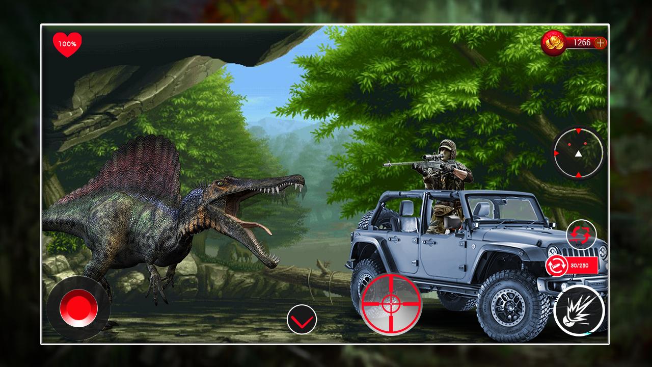 Dinosaurs Hunter Challenge jungle Safari Adventure