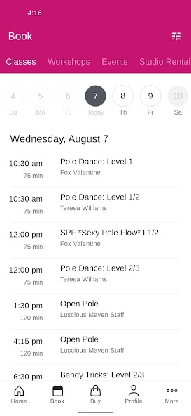 Luscious Maven Pole Studio