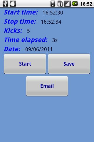 Baby Kick Count Card