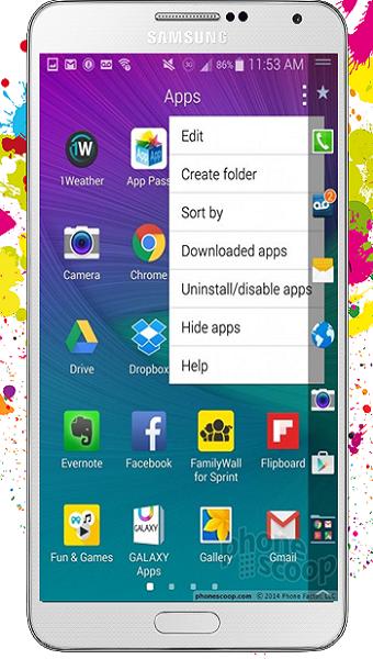 Note 4 Launcher for Galaxy