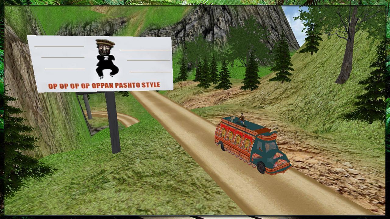 Real Peshawari Coach Bus Drive