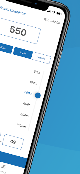 Fina Points Calculator