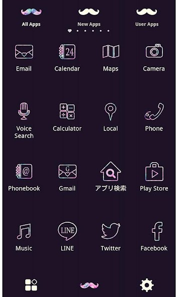 wallpaper-Moustache Universe-