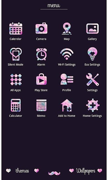 wallpaper-Moustache Universe-