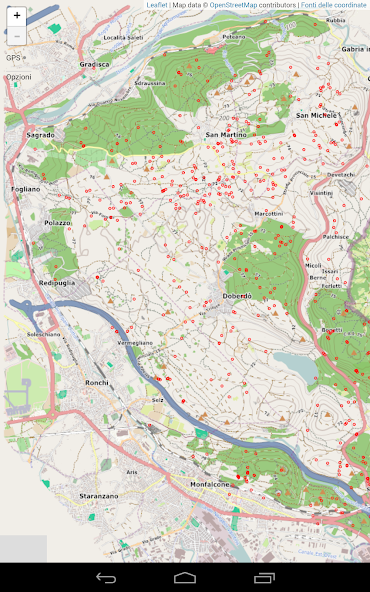Caves in Gorizia's karst.