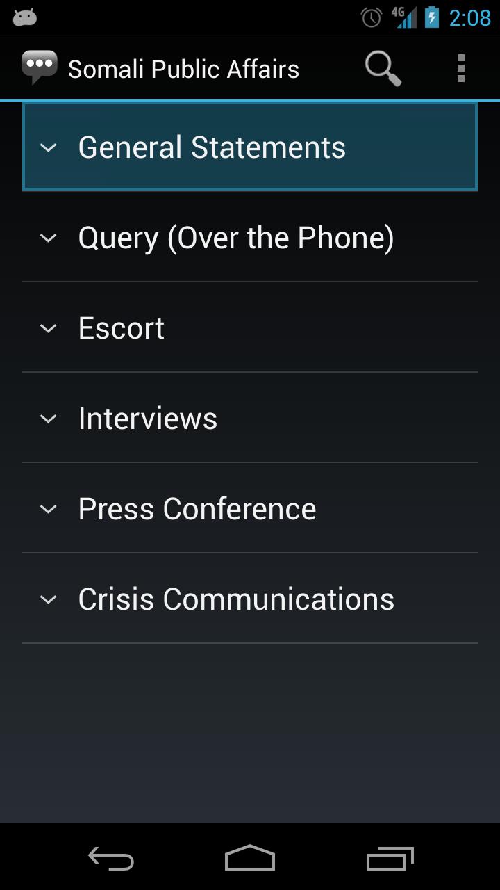 Somali Public Affairs Phrases