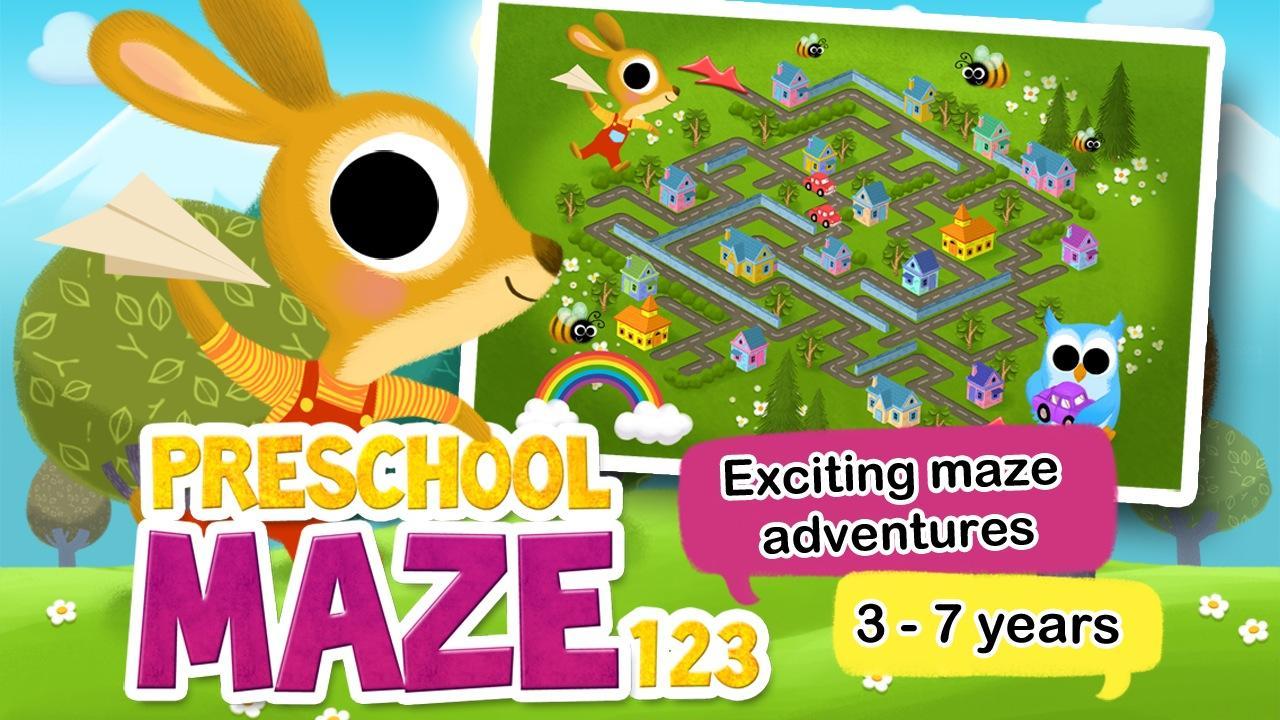 Preschool Maze for Kids Free