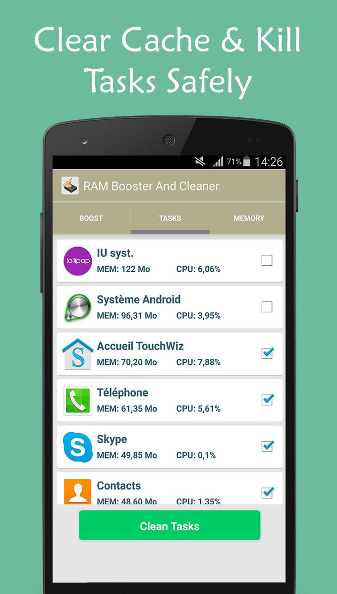 RAM Booster & Cleaner