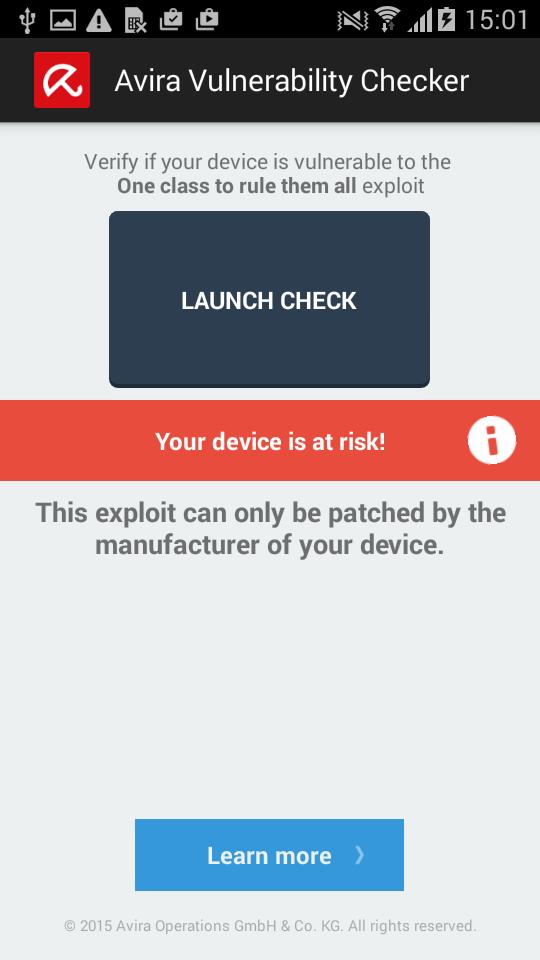 Avira Vulnerability Checker
