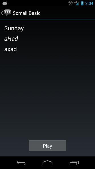 Somali Basic Phrases