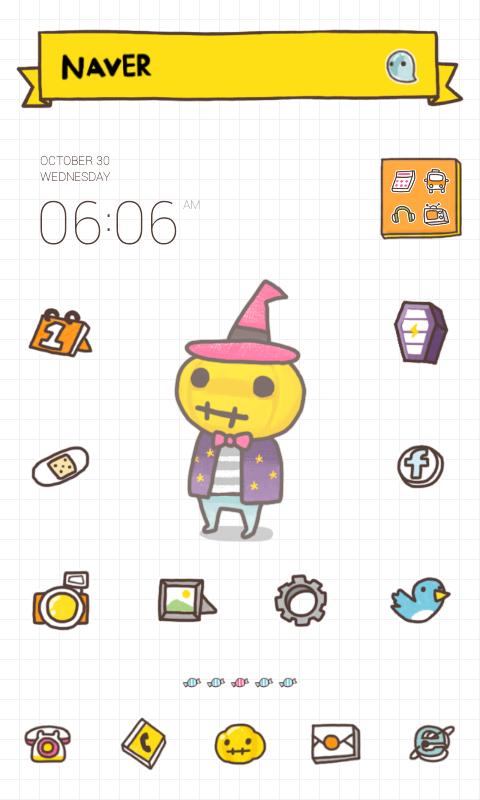 Pumpkin launcher theme dodol