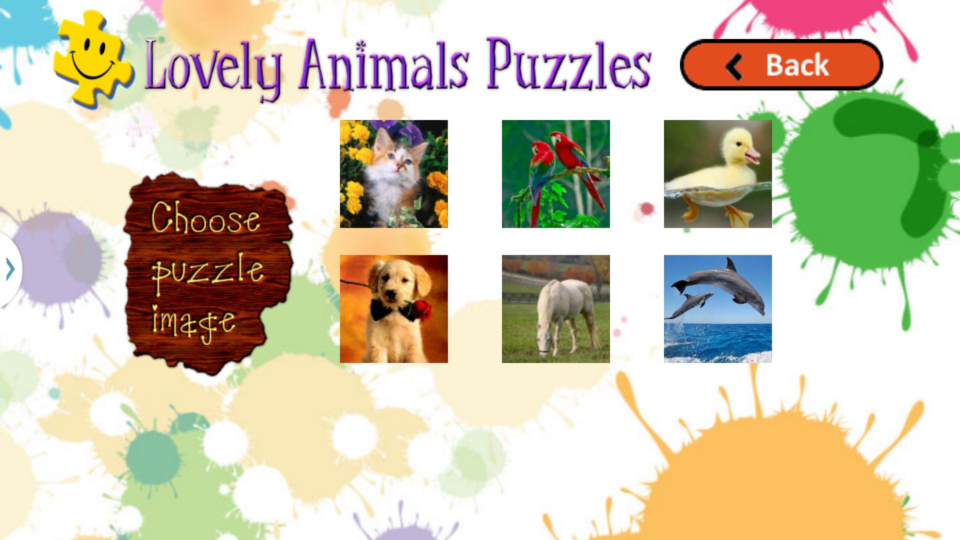 Cute Animals Puzzles for Kids