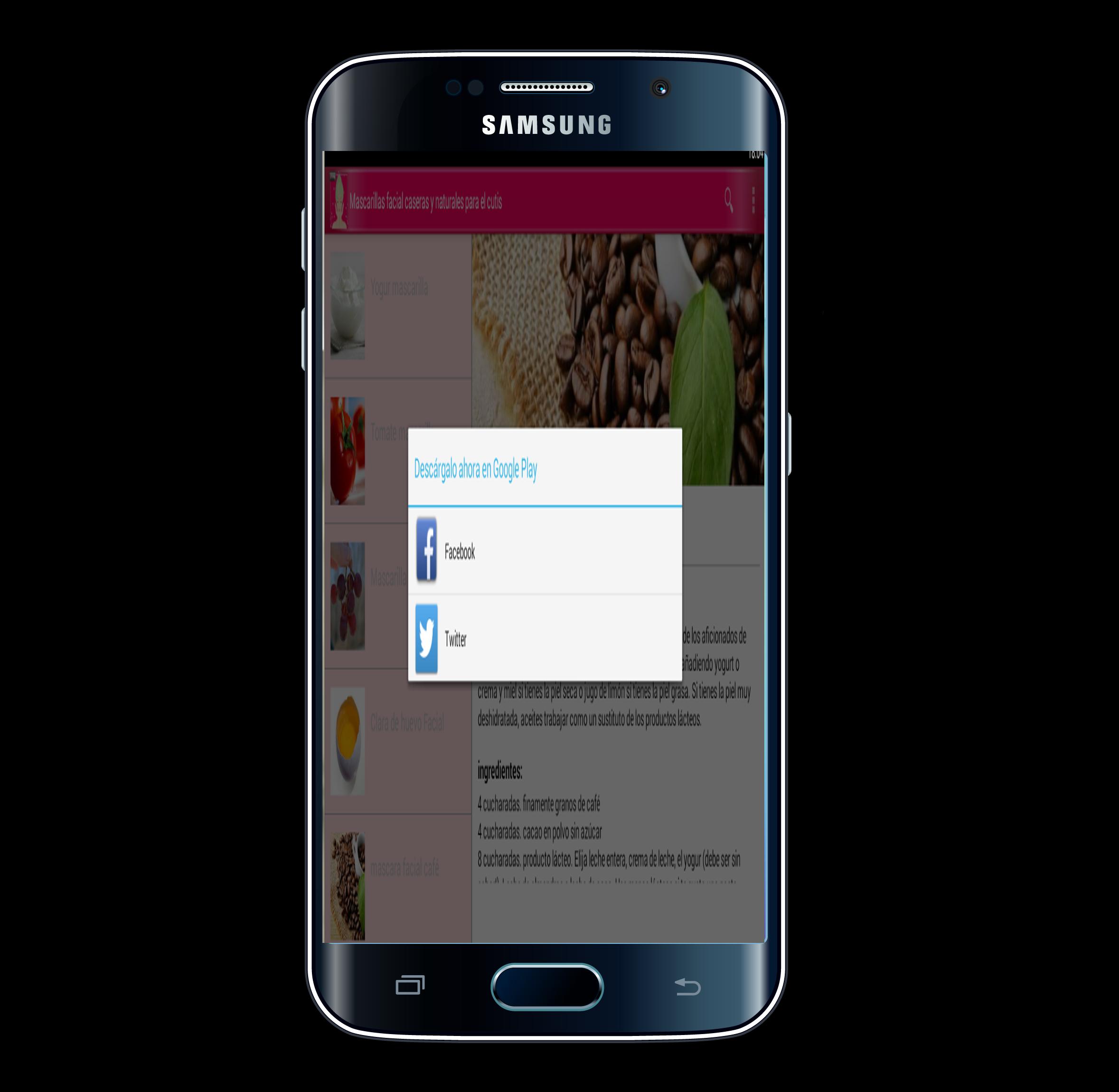 Mascarillas faciales Naturales